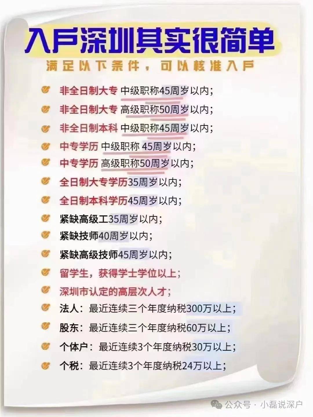 2024深圳入户政策(2024年入户深圳需要什么条件)