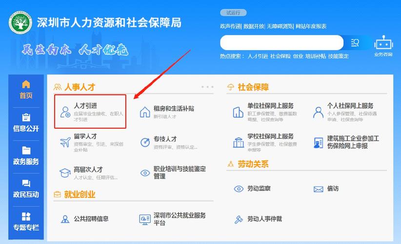 深圳人才引进系统官网(深圳入户申请官网入口)