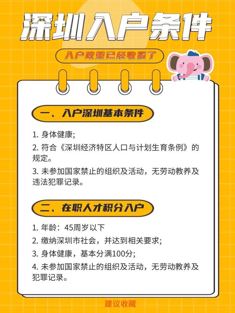 2024年50岁入深户需要什么条件