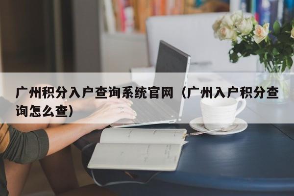 广州积分入户查询系统官网（广州入户积分查询怎么查）