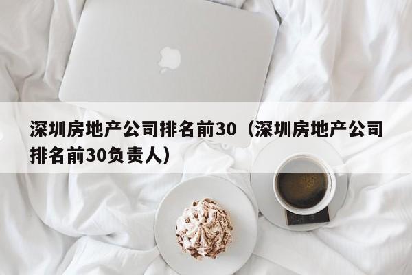 深圳房地产公司排名前30（深圳房地产公司排名前30负责人）