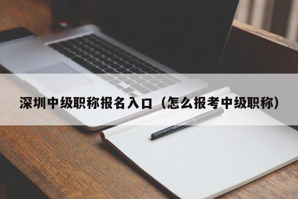 深圳中级职称报名入口（怎么报考中级职称）