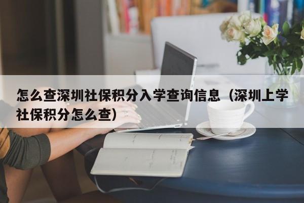 怎么查深圳社保积分入学查询信息（深圳上学社保积分怎么查）